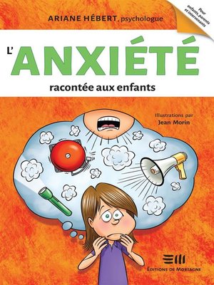 cover image of L'anxiété racontée aux enfants